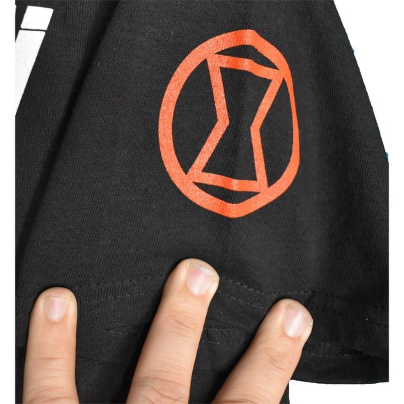 BLACK WIDOW T-Shirt - size M - Marvel Studios - SDCC Blood Drive 2021 Brand New - Picture 3 of 3